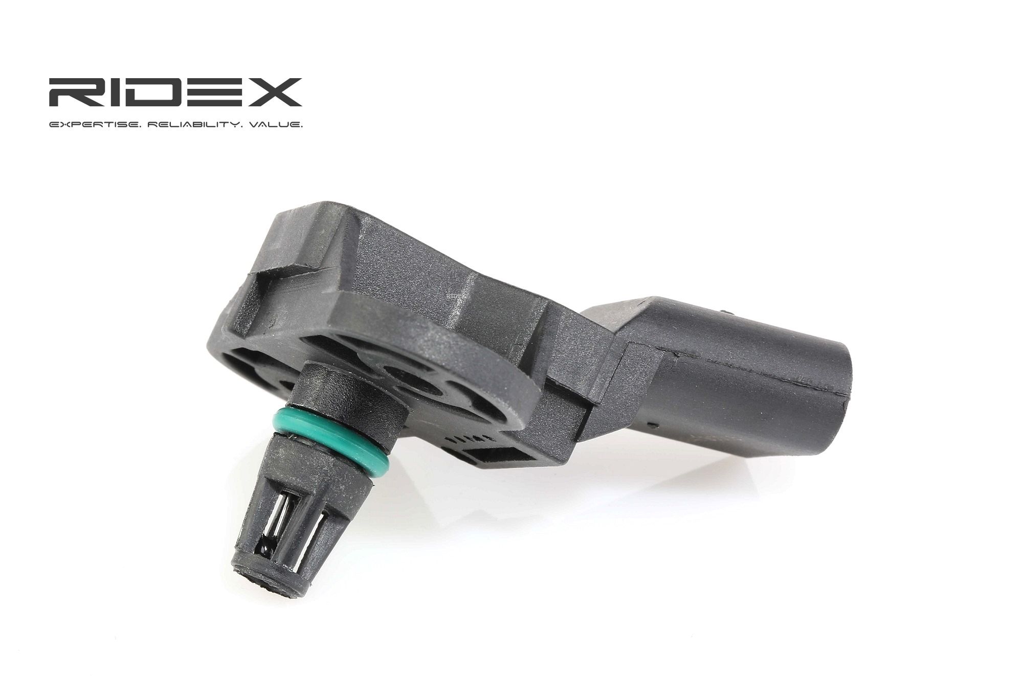 Bild von RIDEX Sensor, Saugrohrdruck mit integriertem Lufttemperatursensor 3947S0018  VW,AUDI,SKODA,Golf IV Schrägheck (1J1),Golf V Schrägheck (1K1),POLO (9N_)