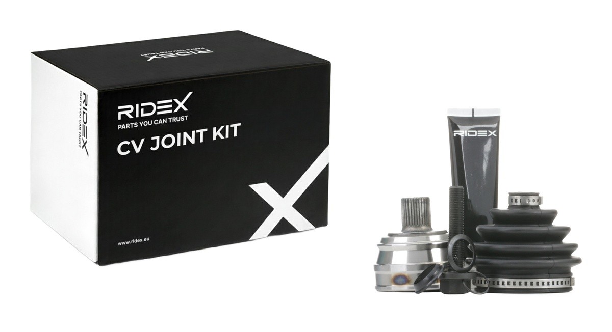 Bild von RIDEX 5J0299 Gelenksatz Antriebswellengelenk, Gleichlaufgelenk, Antriebsgelenk AUDI: 80 B3