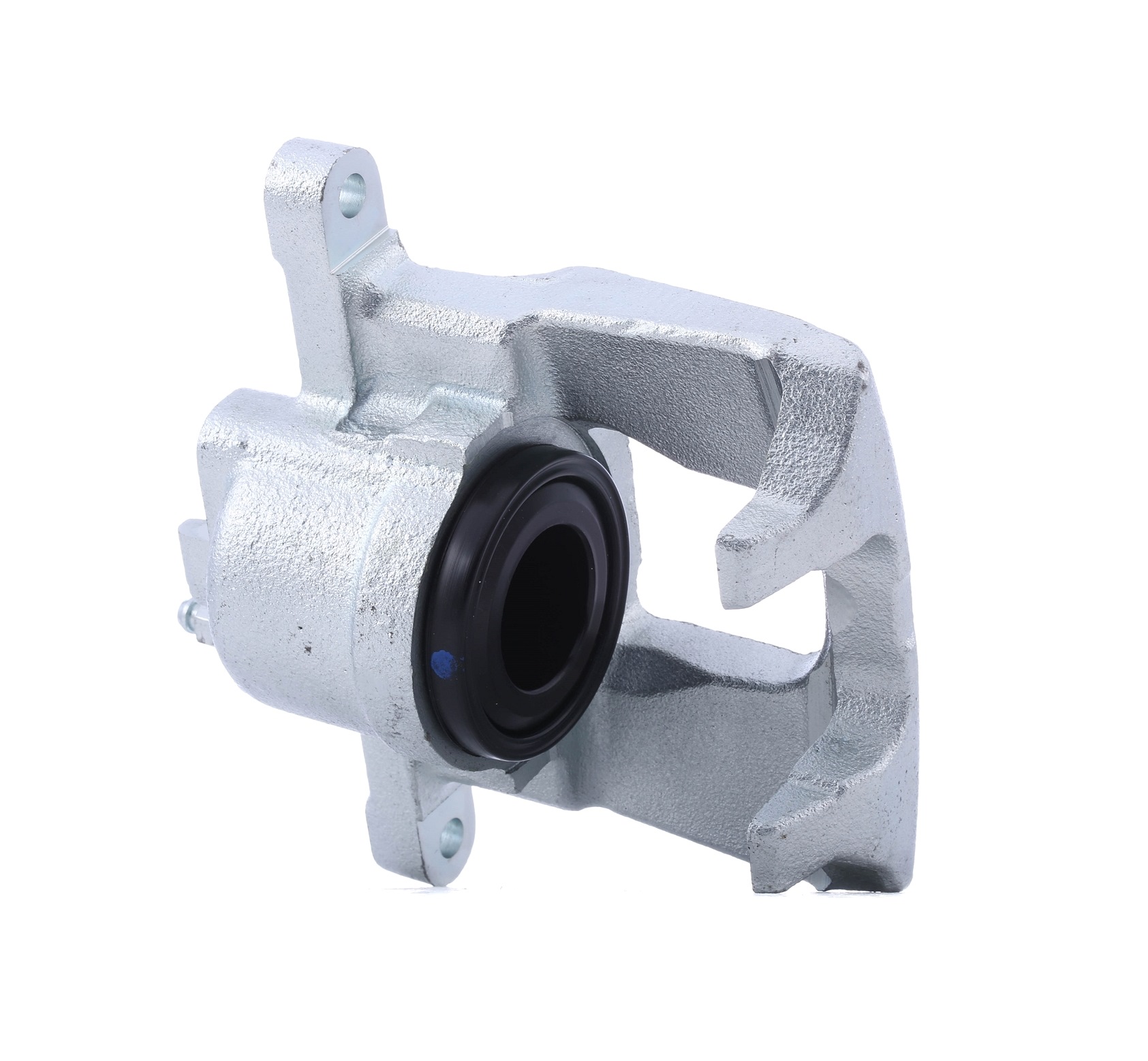 Bild von RIDEX 78B1069 Bremssattel Bremszange Gusseisen Hinterachse links, vor der Achse mit Halterahmen JEEP: WRANGLER 3, Cherokee IV, DODGE: Nitro Off-Road