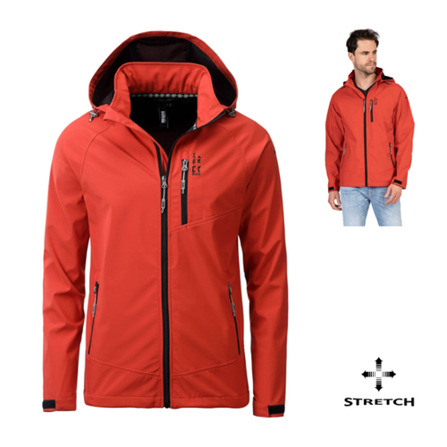Bild von LPO - 3 Lagen Softshell Stretch Jacke mit abnehmbarer Kapuze - Harry 2