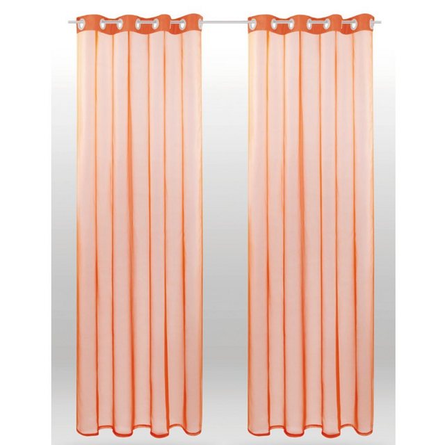 Bild von Bestlivings Vorhang, Ösen (2 St), transparent, Voile, Gardinenset "Transparent