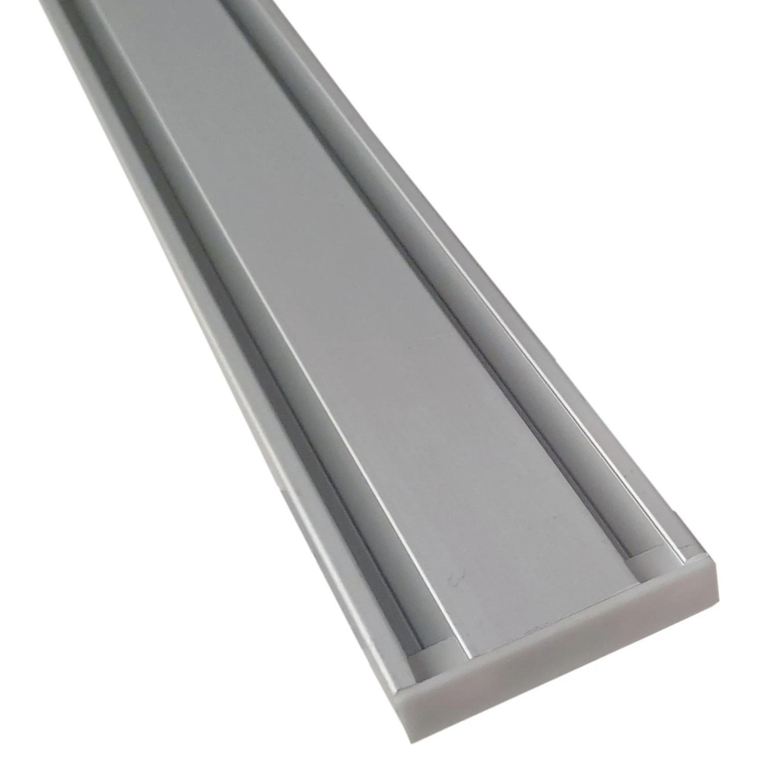 Bild von Bestlivings Vorhangschiene 330 cm Aluminium Silber 2 Lauf / 90 cm & 2 x 120 cm