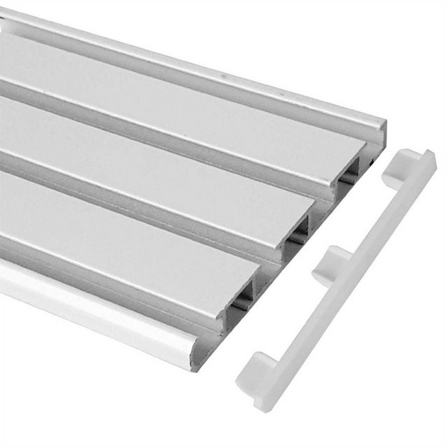 Bild von Bestlivings Gardinenschiene, wird auf vorhandene Alu Gardinenschiene gesteckt, Klickgleiter (20er Pack) Gleiter für Aluminiumschienen 100% Kunststoff