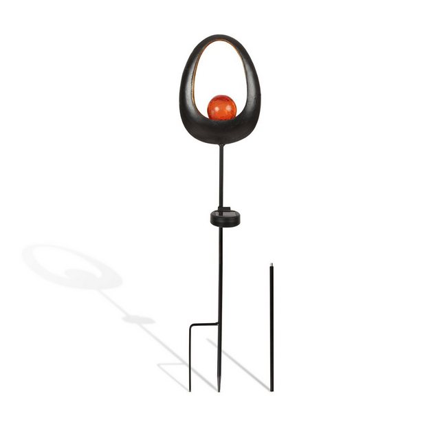 Bild von Bestlivings LED Solarleuchte Flamme, LED fest integriert, Warmweiß, LED festintegriert, Solarlampe für Außen (Tropfen) Wetterfeste leuchte