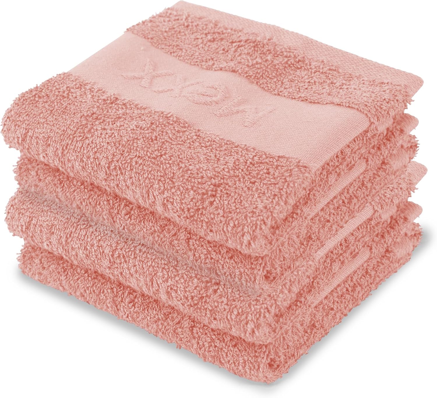 Bild von Bestlivings Mexx Gästetuch (4er Pack/Pfirsichrosa) 50x30cm, 100% Baumwolle - ÖKO-Tex, Handtuch Premium Qualität 450gr/m², super saugfähig, schnell trocknend