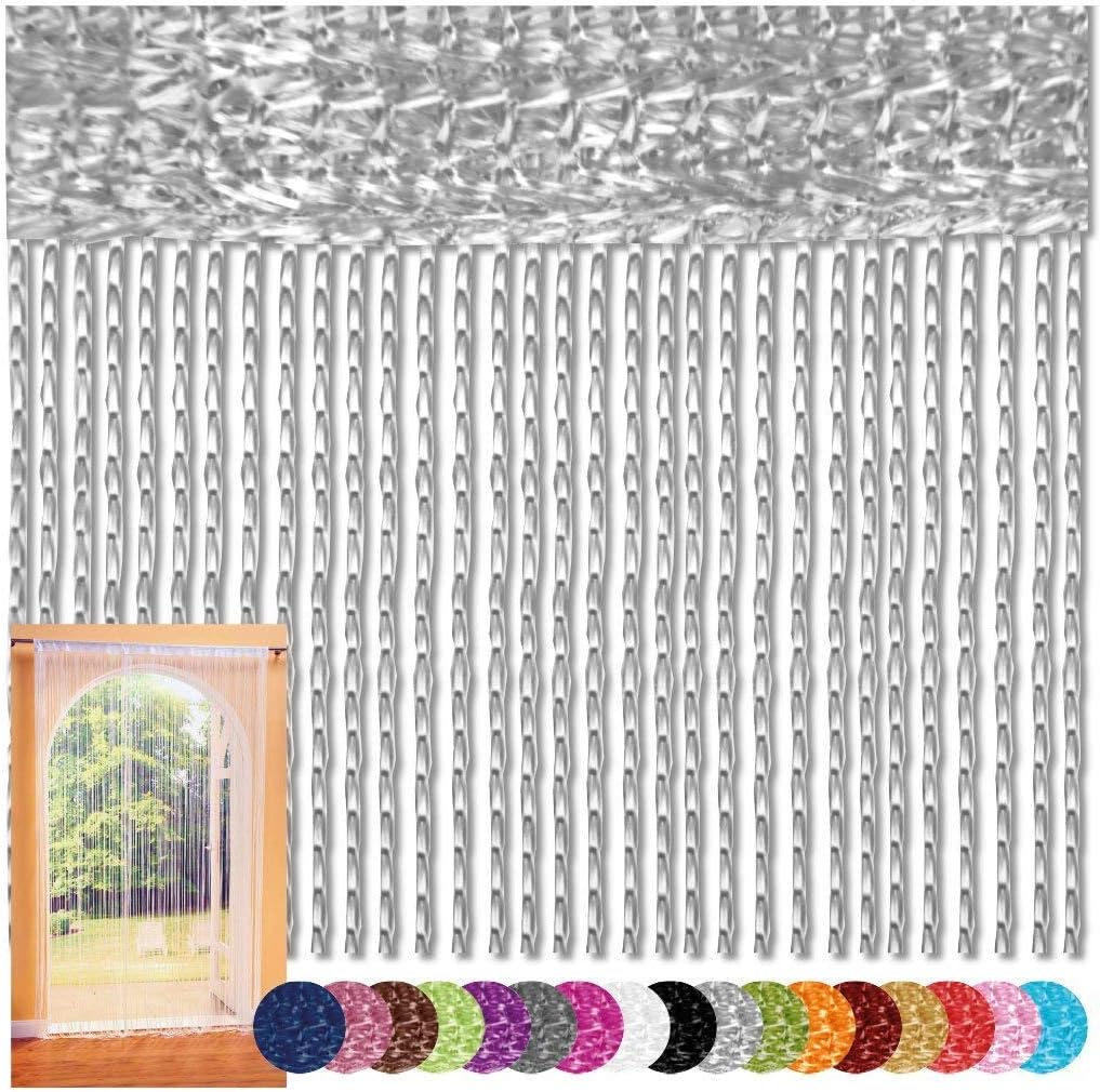 Bild von Bestlivings Vorhang, Stangendurchzug, halbtransparent, Fadengardine mit Stangendurchzug in 140cm x 240cm (BxL)