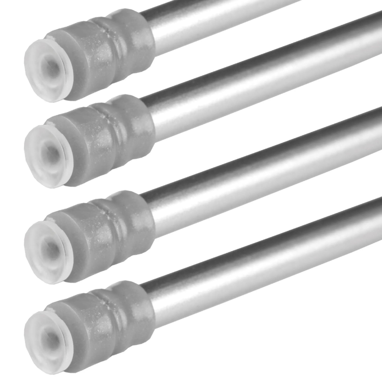 Bild von Bestlivings Klemmstangen mit Schraubtechnik Matt Silber 60 bis 90 cm 4er Pack