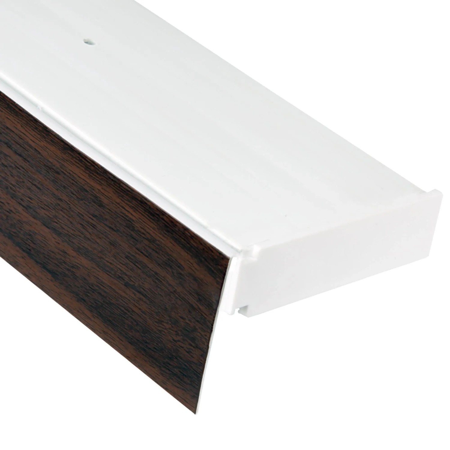 Bild von Bestlivings 450 cm Vorhangschiene mit Blende 3 Lauf Mahagoni / 3 x 120 cm & 1 x 90 cm