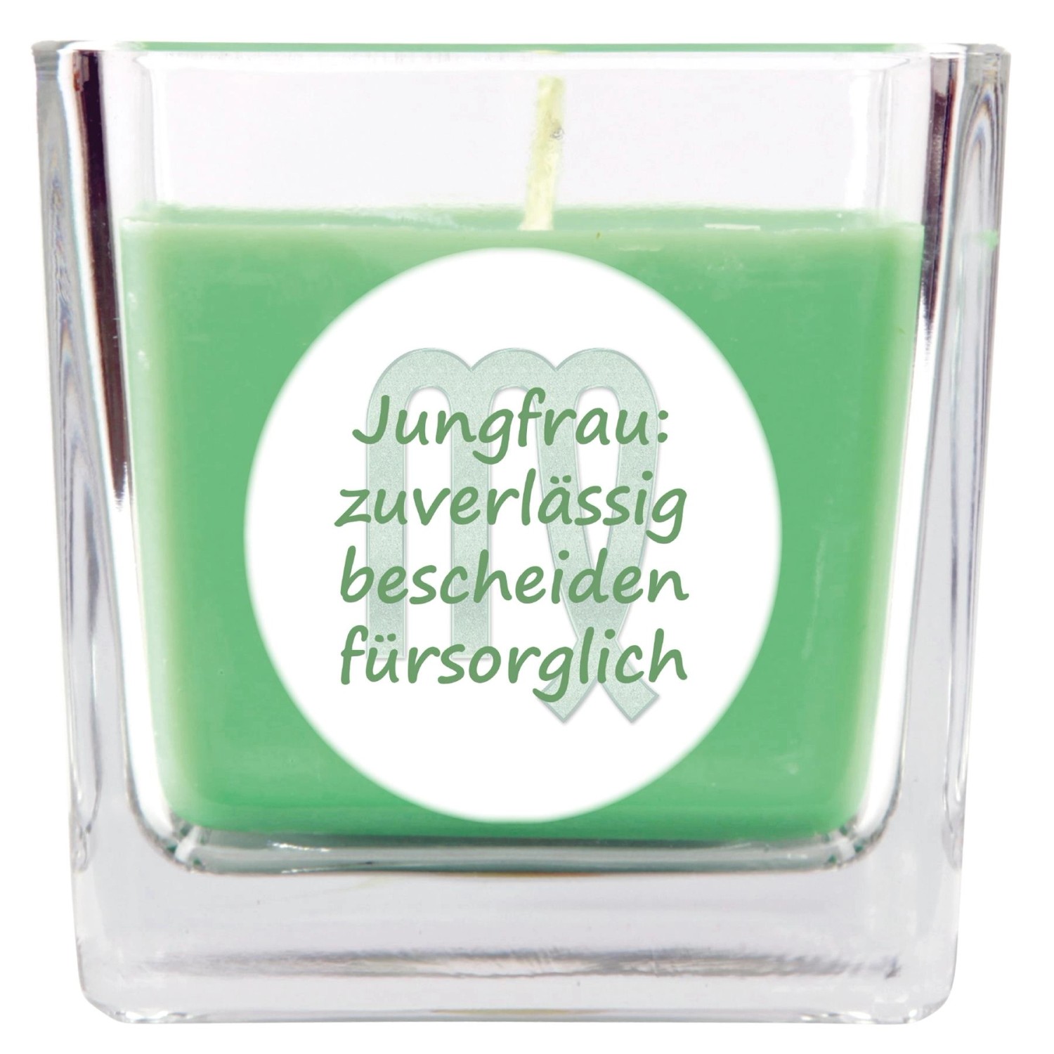 Bild von HS Candle Duftkerze & Glas Sternzeichen Coconut Limes 50 Stunden Jungfrau