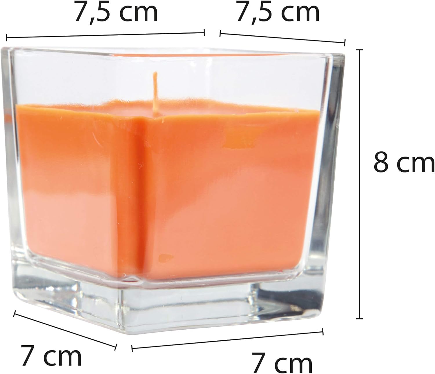 Bild von HS Candle "Sternzeichen" Duftkerze Honigmelone im Bonbonglas (Wassermann) - viele Motive zur Auswahl, 190g - Brenndauer bis zu 50 Std - Aquarius