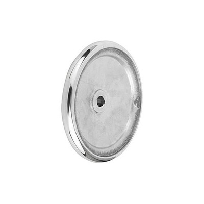 Bild von KIPP - SCHEIBENHANDRAD ÄHNLICH DIN950 D1=80 PASSBOHRUNG MIT NUT D2=12H7, B3=4, T=13,8, ALUMINIUM, OHNE GRIFF