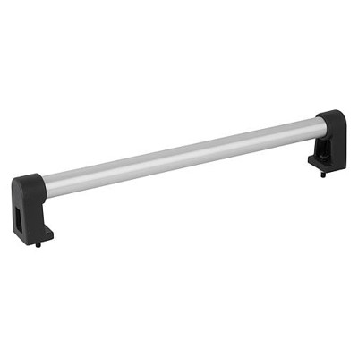 Bild von KIPP - ROHRGRIFF A=150, L=184, H=55,5, FORM:A, ALUMINIUM NATUR ELOXIERT, KOMP:POLYAMID, D=M05X20