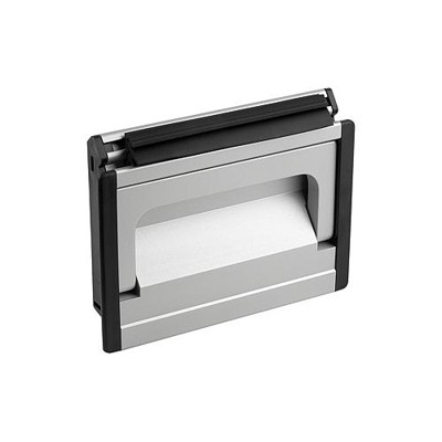 Bild von SCHALENGRIFF KLAPPBAR, STECKBAR, FORM:A, L=118, L1=133, H=90 ALUMINIUM NATUR ELOXIERT, KOMP:POLYAMID