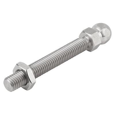 Bild von KIPP - GEWINDESPINDEL FÜR GELENKFÜßE M24X100, EDELSTAHL