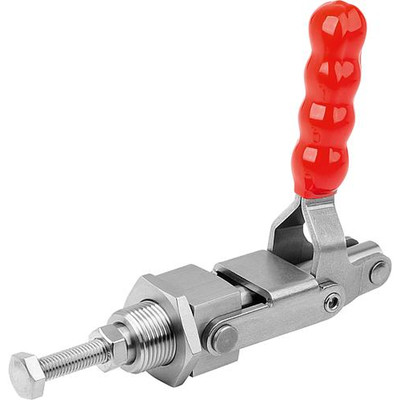 Bild von SCHUBSTANGENSPANNER STANDARD, OHNE KONSOLE, F2=4000, EDELSTAHL BLANK, KOMP:KUNSTSTOFF ROT