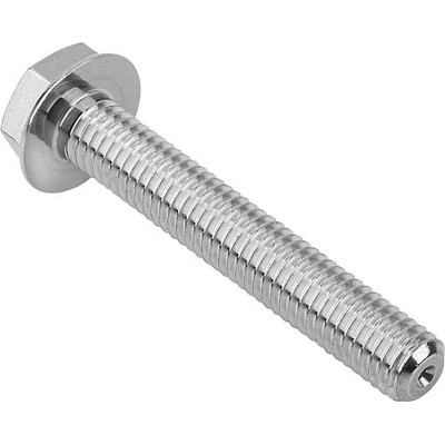 Bild von SECHSKANTSCHRAUBE NIEDRIGER KOPF, GEWINDE DURCHGÄNGIG M12X50, SW=18, EDELSTAHL A4 1.4404 POLIERT