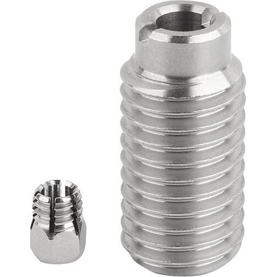 Bild von AUFNAHMEBUCHSE FÜR ZUSTANDSSENSOR, M12, D=5, FORM:A GEWINDE DURCHGEHEND, EDELSTAHL 1.4305 BLANK
