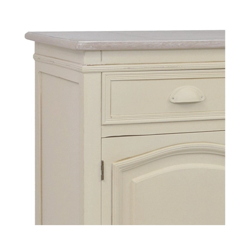 Bild von 99rooms Kommode Rimini Pappel Creme – Charmantes Sideboard im Landhausstil