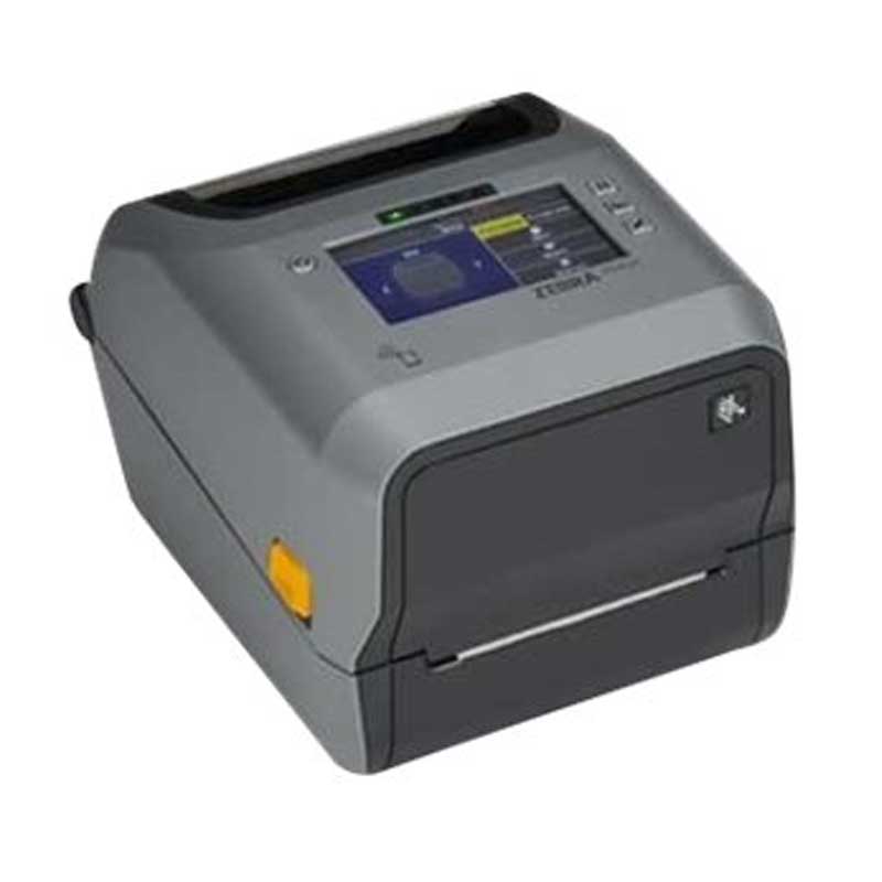 Bild von Zebra ZD621t - Etikettendrucker - Thermotransfer - Rolle (11,8 cm) - 300 dpi - bis zu 152 mm/Sek. - USB 2.0, LAN, seriell, USB-Host, NFC, Bluetooth LE - Cutter - Grau