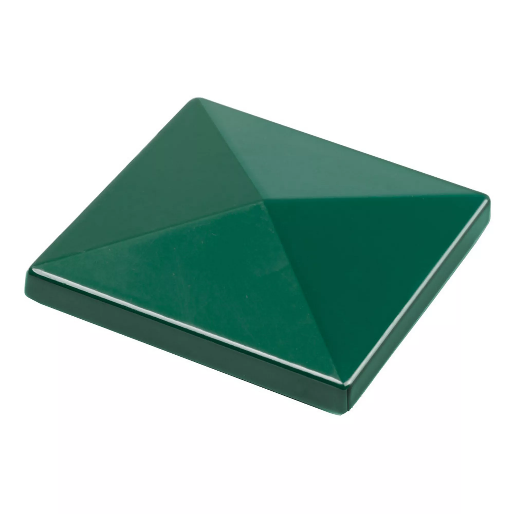 Bild von deutsche zauntechnik Torpfostenkappe Aluminium moosgrün 80 x 80 mm