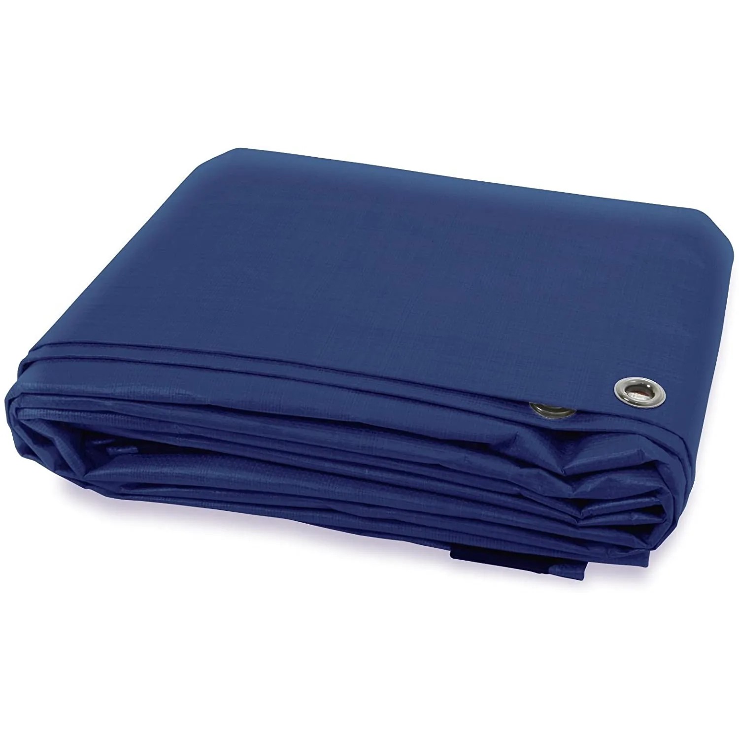 Bild von Karat Abdeckplane Wasserdichte Plane mit Ösen Schutzplane 240 g/m² 3 x 4 m Blau