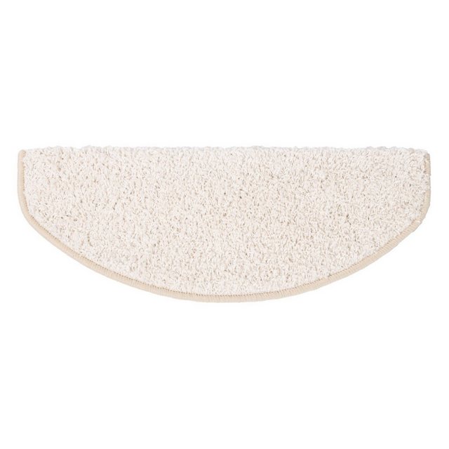 Bild von Floordirekt Stufenmatte Shaggy-Stufenmatte Barcelona, viele Farben & 2 Größen, Treppenschutz, Halbrund