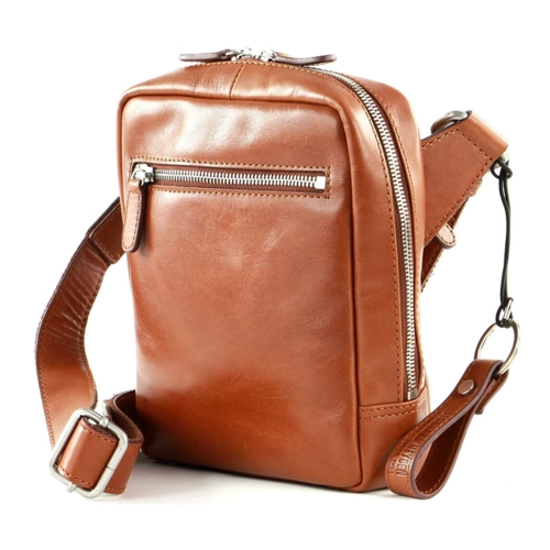 Bild von Leonhard Heyden Cambridge Umhängetasche 23 cm Cognac