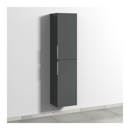 Bild von Sanipa 3way Hochschrank mit 2 Türen, Anthrazit-Matt UM09522