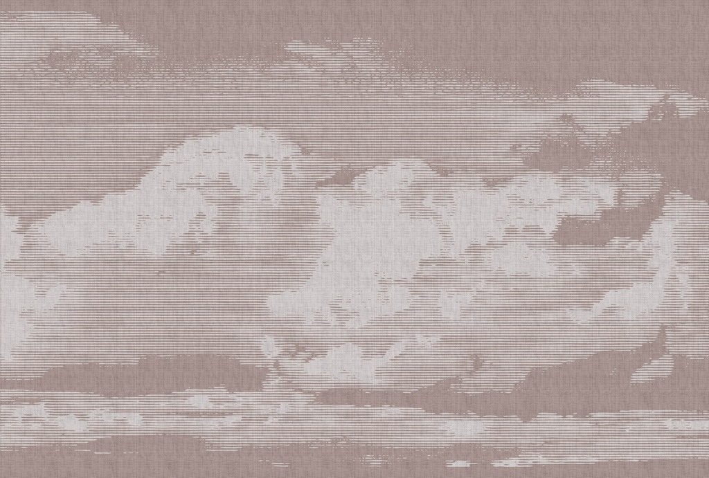 Bild von living walls Fototapete "Walls by Patel Clouds 3", Vlies, Wand, Schräge