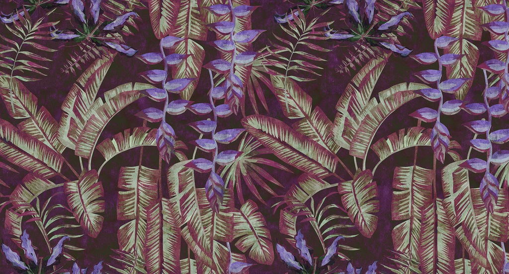 Bild von living walls Fototapete "Walls by Patel Tropicana 3", Vlies, Wand, Schräge