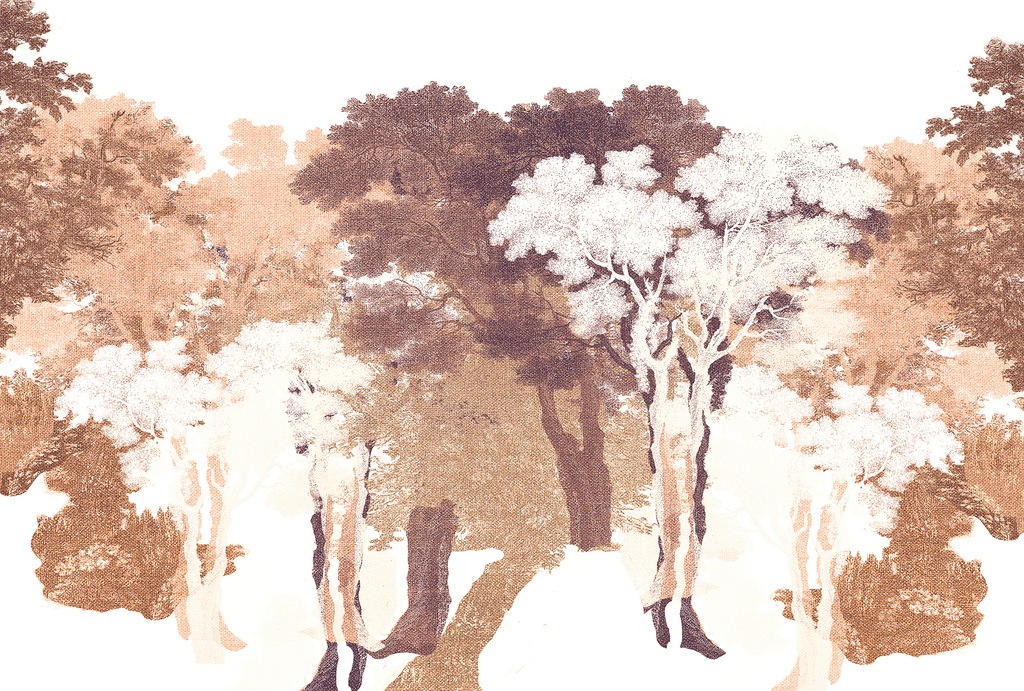 Bild von Architects Paper Fototapete "Atelier 47 Forest Blot 2", Wald, Vlies, Wand, Schräge, Decke