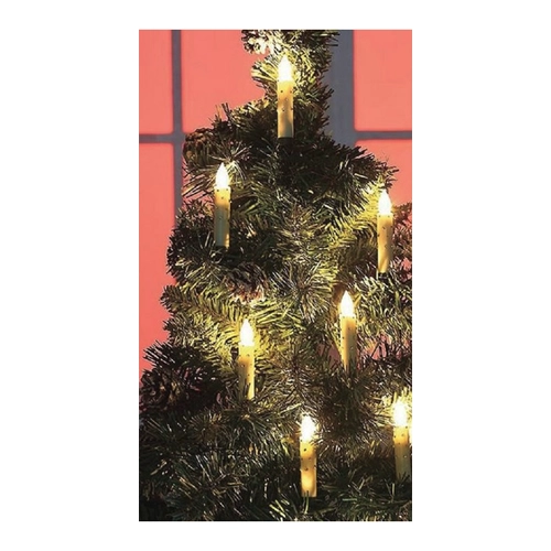 Bild von Gravidus 10er Set kabellose LED Weihnachtsbaumkerzen