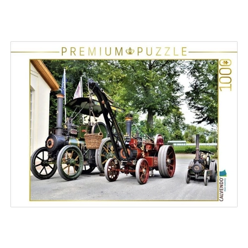 Bild von CALVENDO Puzzle Dampf,- Traktor - Kran - Roodlokomotive 1000 Teile