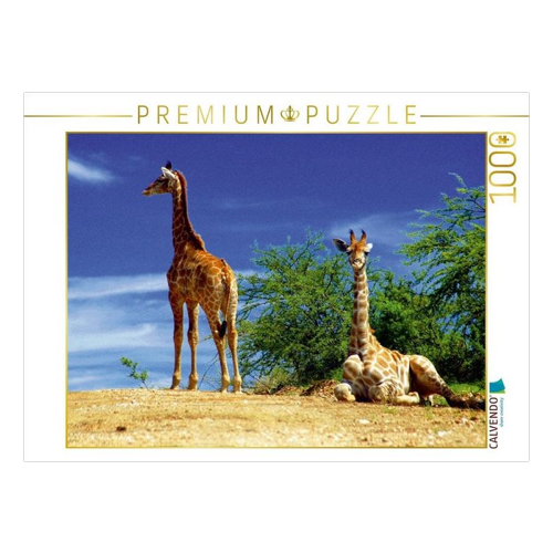 Bild von CALVENDO Puzzle Giraffen – Ein farbenfrohes Erlebnis für Puzzle-Liebhaber