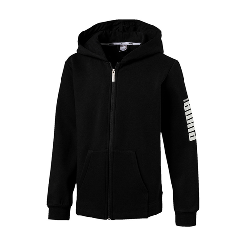 Bild von PUMA Rebel Bold FZ Hoody FL Kids Kapuzenjacke Full Zip schwarz