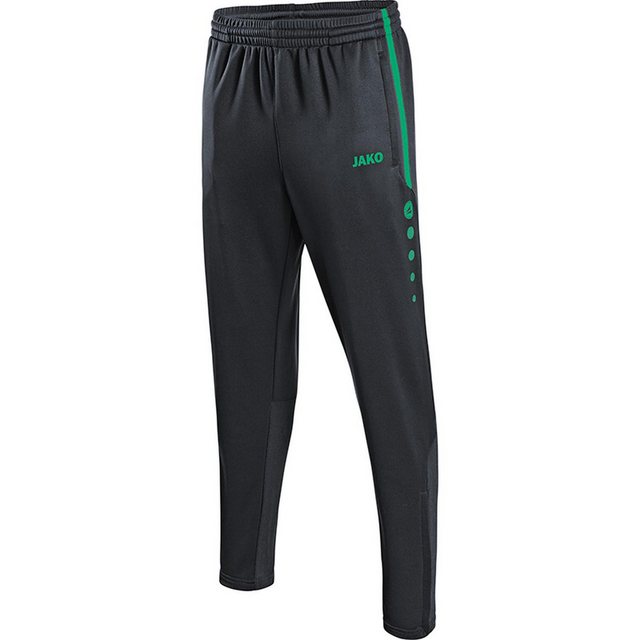 Bild von JAKO Unisex Kinder Active Trainingshose, Anthrazit/Türkis, 116 EU