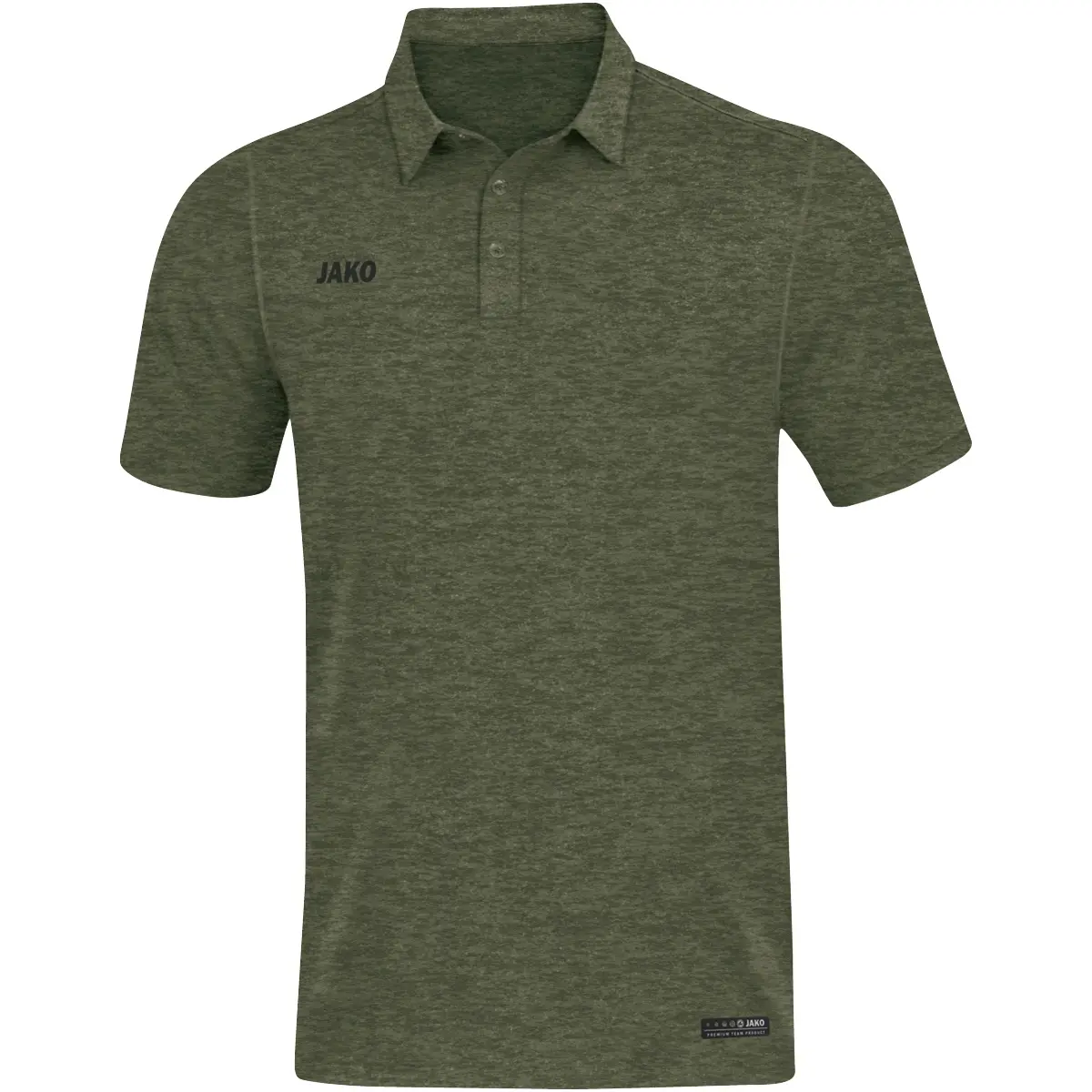 Bild von JAKO Herren Polos Polo Premium Basics, khaki meliert, 4XL, 6329