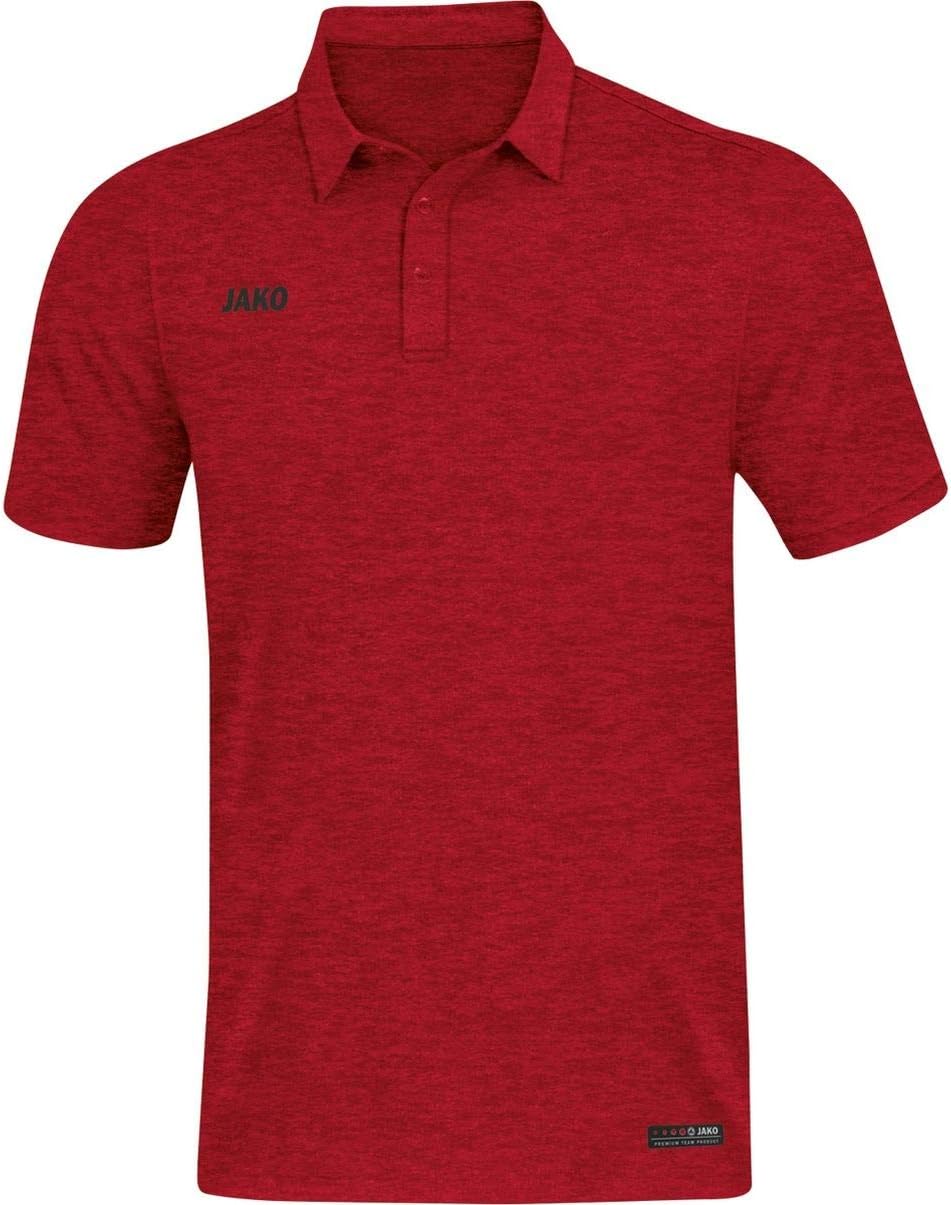 Bild von JAKO Herren Polo Premium Basics, grau meliert, L, 6329