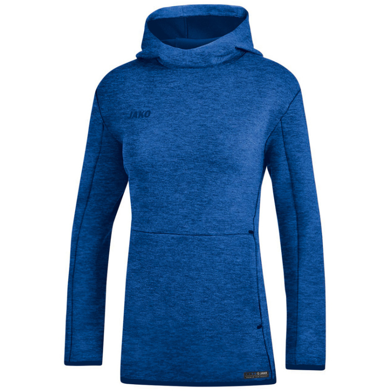 Bild von JAKO Damen Kapuzensweat Premium Basics, royal meliert, 42, 6729