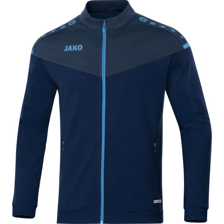 Bild von JAKO Unisex Kinder Champ 2.0 Polyesterjacke, marine/darkblue/Skyblue, 164 EU