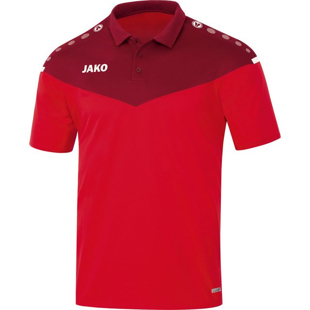 Bild von JAKO Champ 2.0 kurzarm Poloshirt Damen rot/weinrot 34