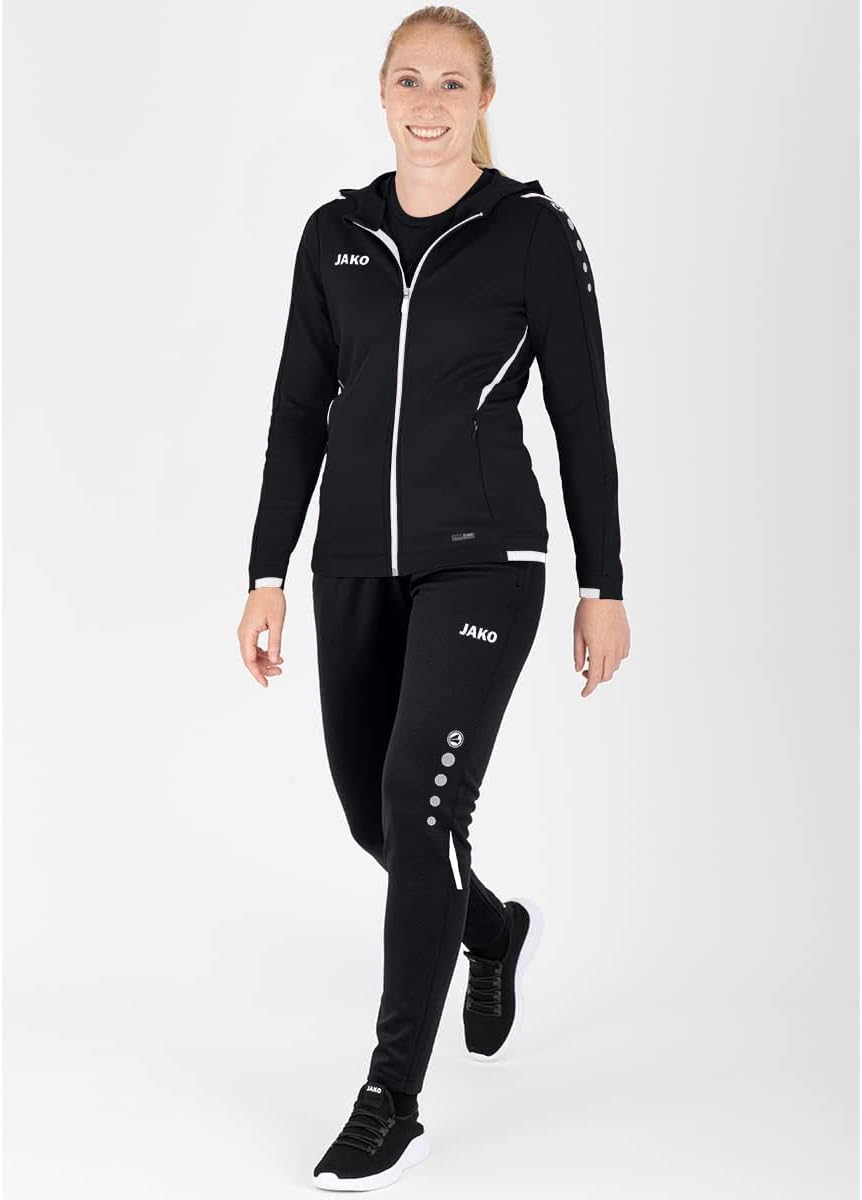 Bild von JAKO Challenge Trainingsjacke mit Kapuze Damen rot/schwarz 36