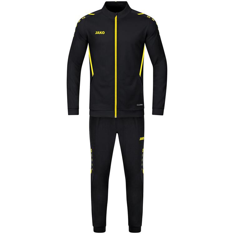 Bild von Jako Trainingsanzug Polyester Challenge M9121-803 schwarz/citro -...