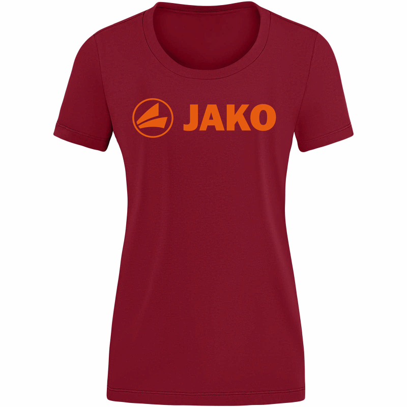 Bild von Jako T-Shirt Promo (2021) 6160-151 weinrot/neonorange Gr. 38