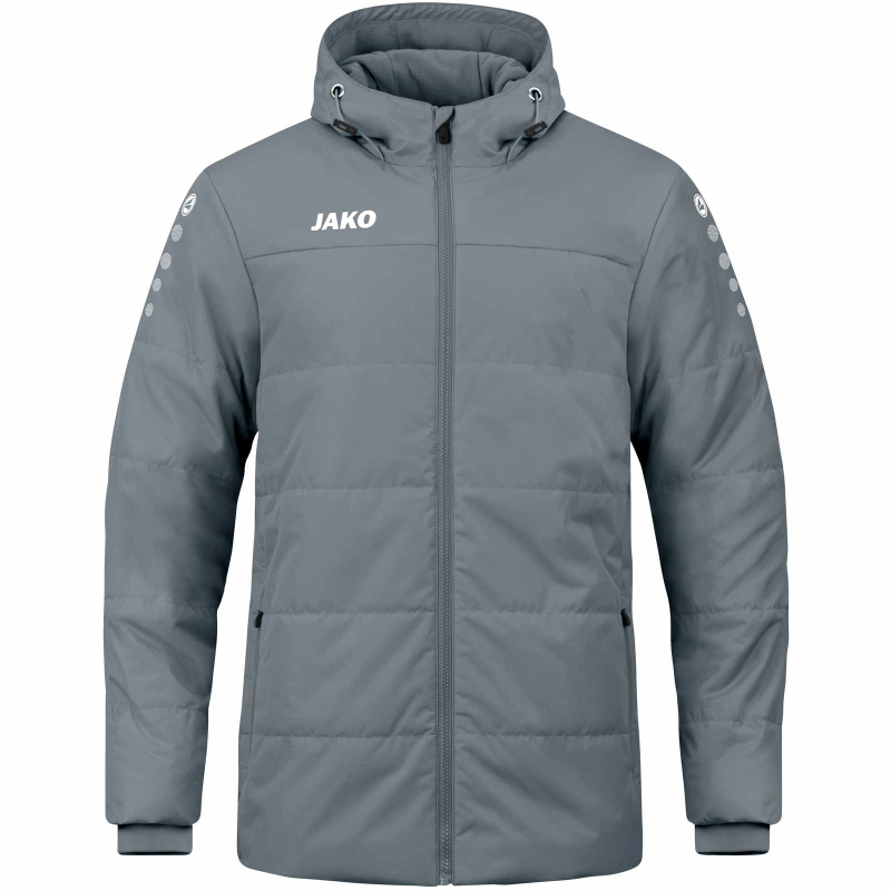 Bild von Jako Coachjacke Team mit Kapuze 7103-840 steingrau Gr. 164