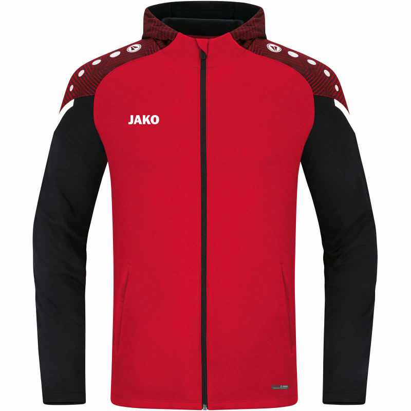 Bild von JAKO Damen Kapuzenjacke Performance 6822-101 rot/schwarz