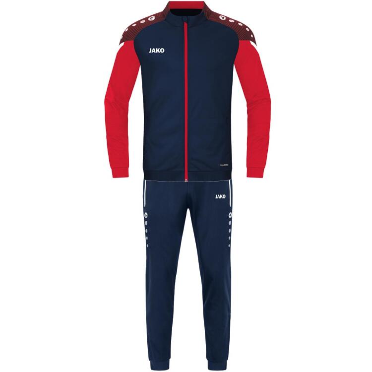 Bild von Jako Trainingsanzug Polyester Performance M9122 - marine/rot - Gr. XXL