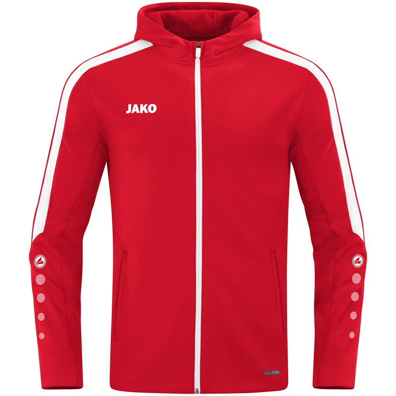 Bild von Jako Kapuzenjacke Power 6823 100 rot - Gr. 128