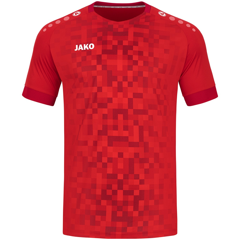 Bild von JAKO Pixel kurzarm Trikot Herren 110 - sportrot XL