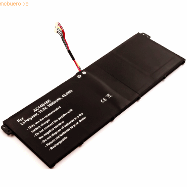 Bild von AGI Akku kompatibel mit Acer Aspire V3-371-374R - Akku - 3.000 mAh (3000 mAh), Notebook Akku, Schwarz